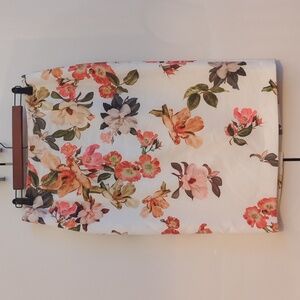 Antonio Melani Floral Rose Magnolia Print Pencil Skirt
